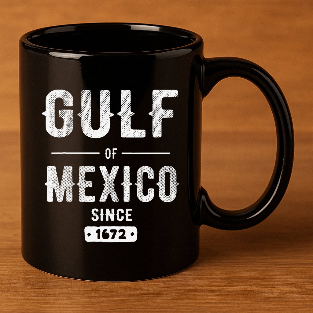 Gulf Of Mexico Since 1672 11oz C Handle Ceramic Mug