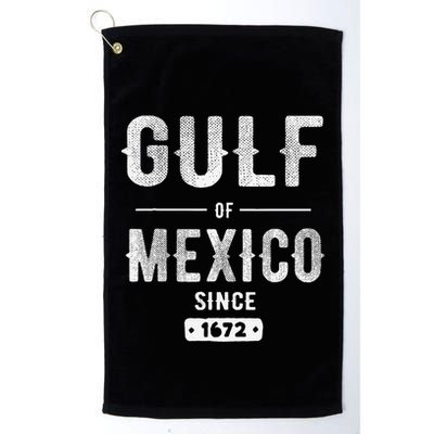 Gulf Of Mexico Since 1672 Golf Towel