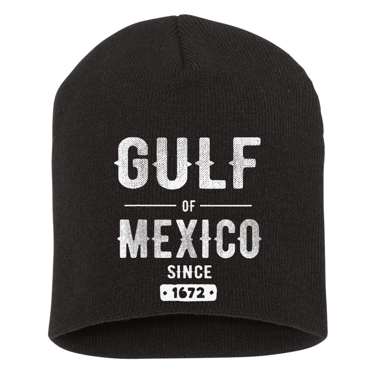 Gulf Of Mexico Since 1672 Short Acrylic Beanie