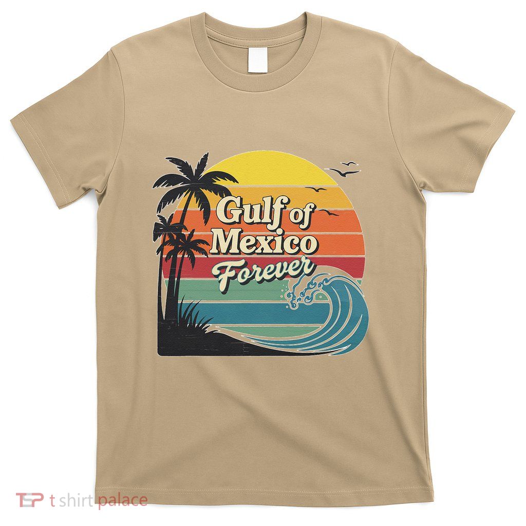 Gulf Of Mexico Palms Summer Holiday Vacation Gulf Of Mexico T-Shirt