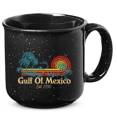 Gulf Of Mexico Est 1550 Retro Vintage Beach Gulf Of Mexico .Png 15oz Campfire Ceramic Mug