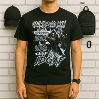 Grumpy Old Man Stuck Between Idk Idc And Idgaf T-Shirt