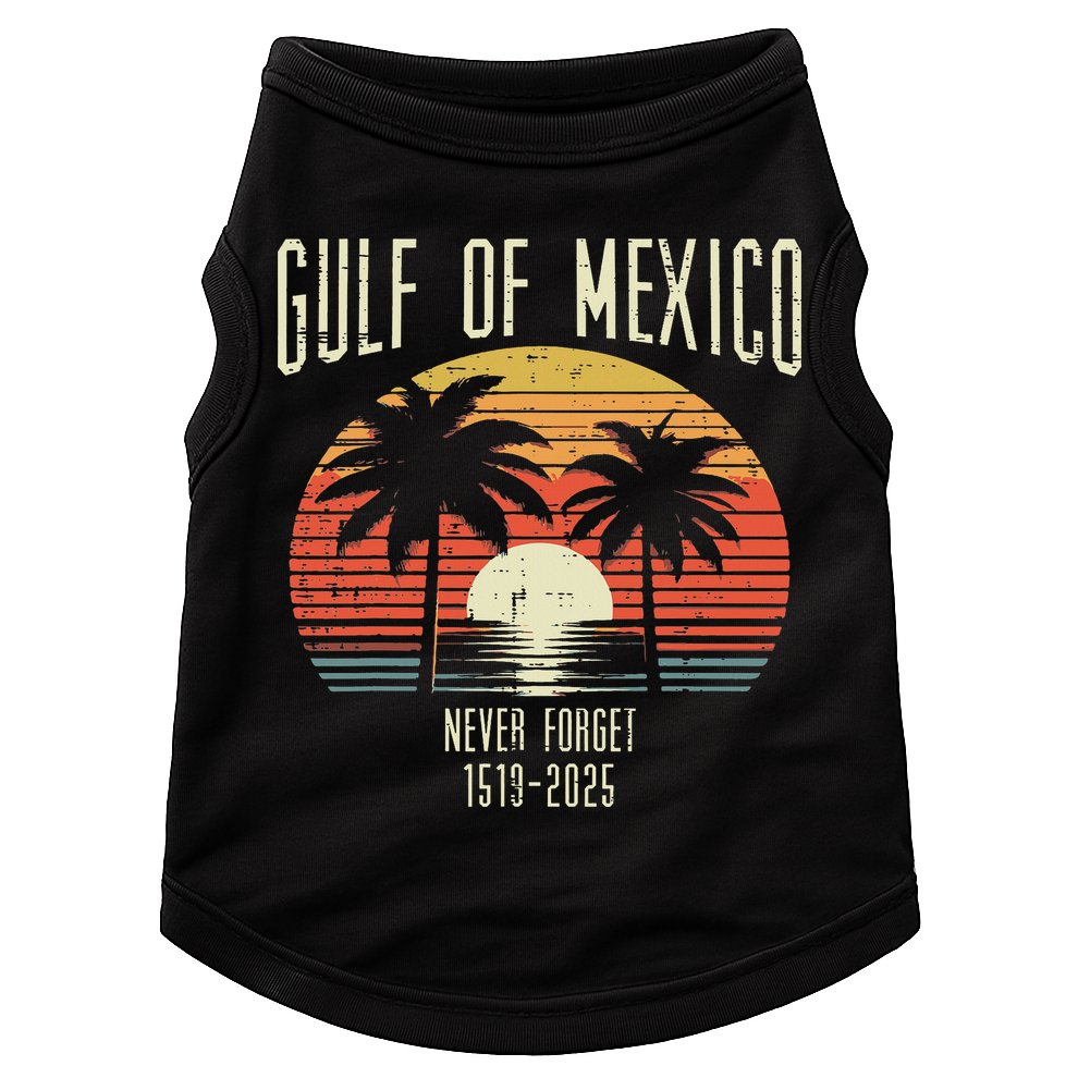 Gulf Of Mexico Never Forget 1519 2025 Gulfo De Mexican Doggie Tank