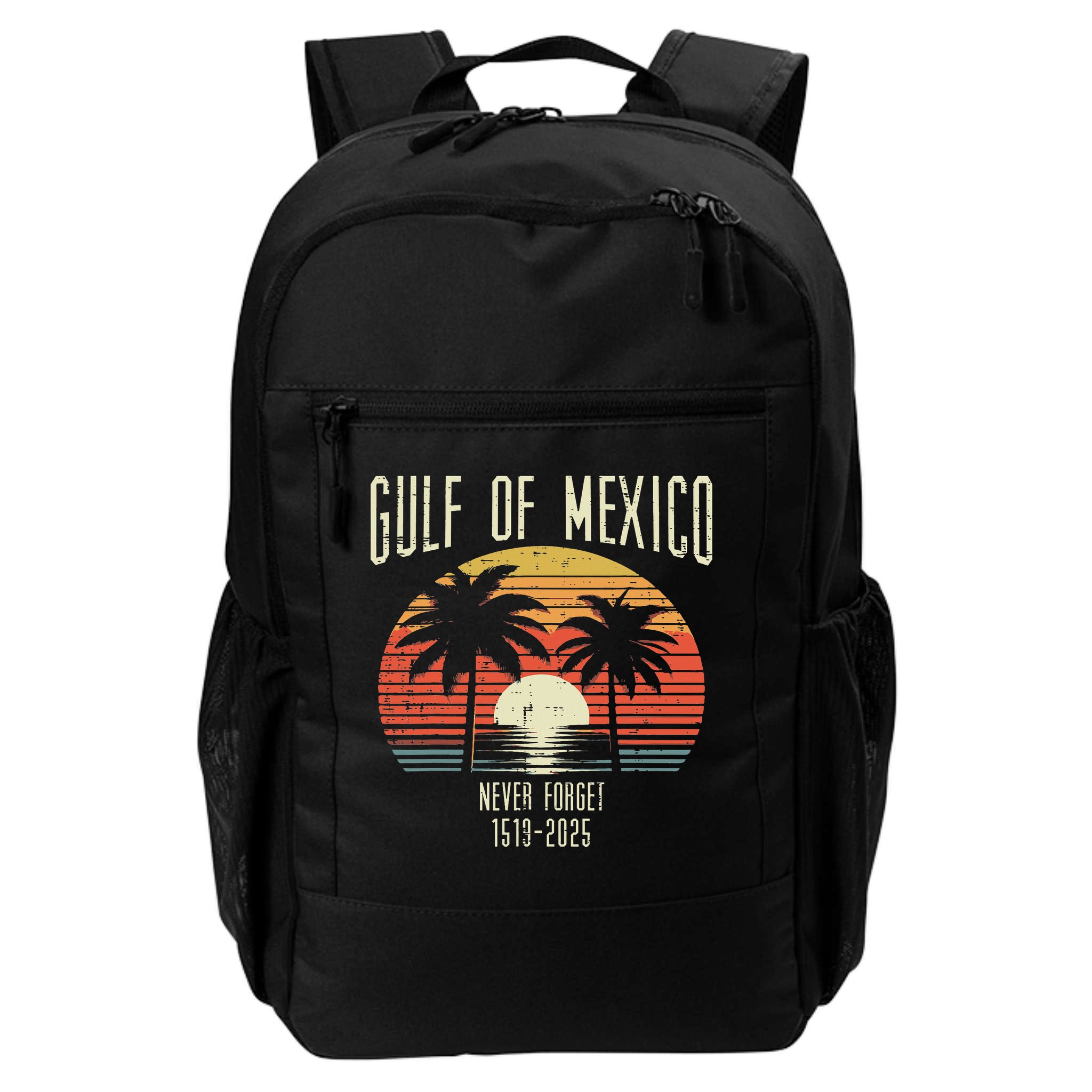 Gulf Of Mexico Never Forget 1519 2025 Gulfo De Mexican Backpack