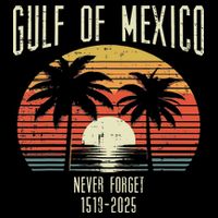 Gulf Of Mexico Never Forget 1519 2025 Gulfo De Mexican Backpack