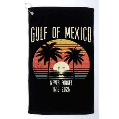 Gulf Of Mexico Never Forget 1519 2025 Gulfo De Mexican Golf Towel