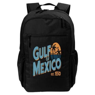 Gulf Of Mexico Retro Beach Sunset Vintage Travel Souvenir Backpack