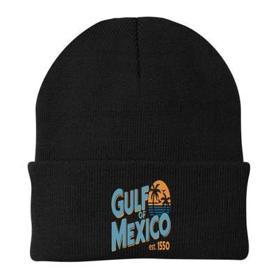 Gulf Of Mexico Retro Beach Sunset Vintage Travel Souvenir Beanie