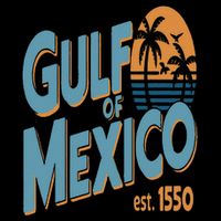 Gulf Of Mexico Retro Beach Sunset Vintage Travel Souvenir Kids Hoodie