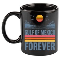 Gulf Of Mexico Since 1672 Retro Beach Gulf Of Mexico Forever 11oz C Handle Ceramic Mug