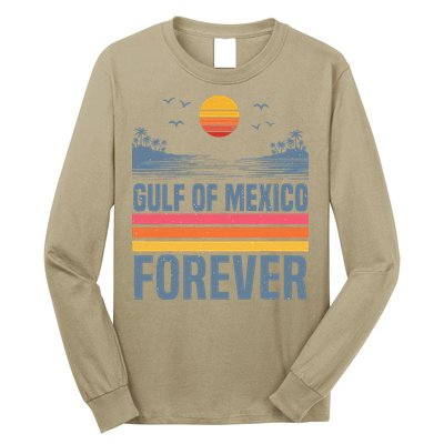 Gulf Of Mexico Since 1672 Retro Beach Gulf Of Mexico Forever Long Sleeve Shirt