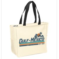 Gulf Of Mexico Est 1550 Zip Tote Bag