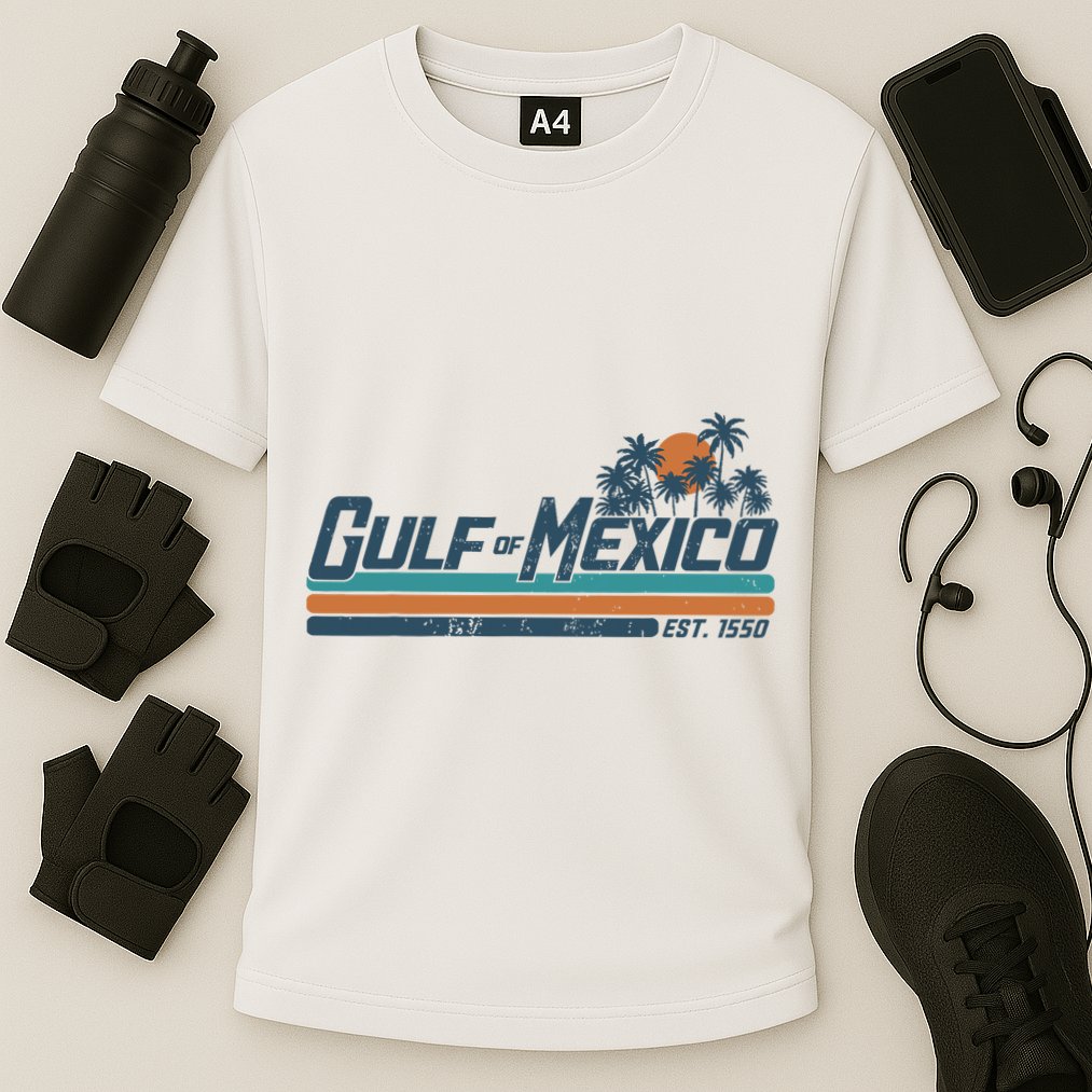 Gulf Of Mexico Est 1550 Cooling Performance Crew T-Shirt