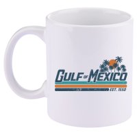Gulf Of Mexico Est 1550 11oz C Handle Ceramic Mug