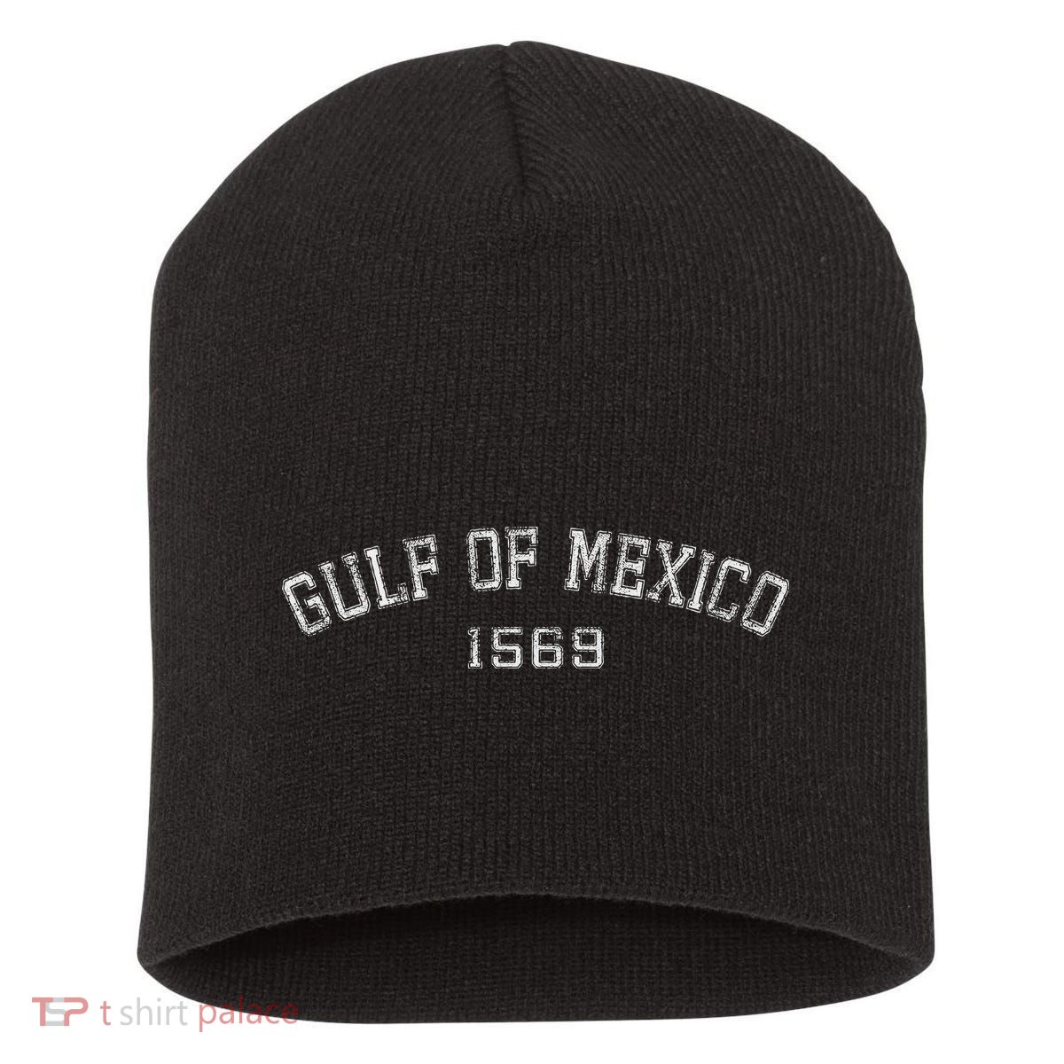 Gulf Of Mexico 1569 Historic Map Short Acrylic Beanie
