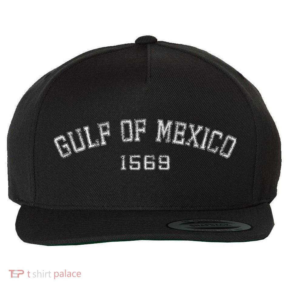 Gulf Of Mexico 1569 Historic Map Wool Snapback Cap