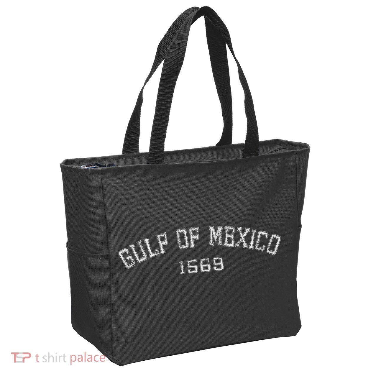 Gulf Of Mexico 1569 Historic Map Zip Tote Bag