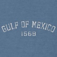 Gulf Of Mexico 1569 Historic Map Garment-Dyed Sweatshirt