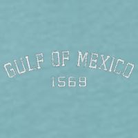 Gulf Of Mexico 1569 Historic Map Sueded Cloud Jersey T-Shirt