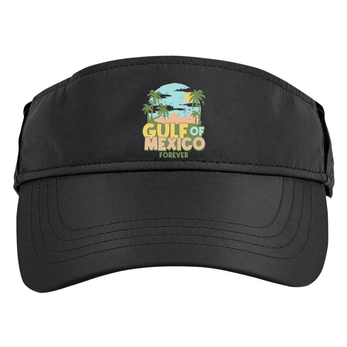 Gulf Of Mexico Forever Adult Drive Performance Visor