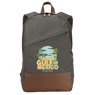Gulf Of Mexico Forever Cotton Canvas Backpack