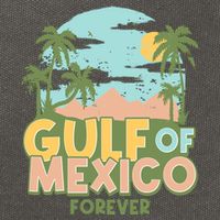 Gulf Of Mexico Forever Cotton Canvas Backpack