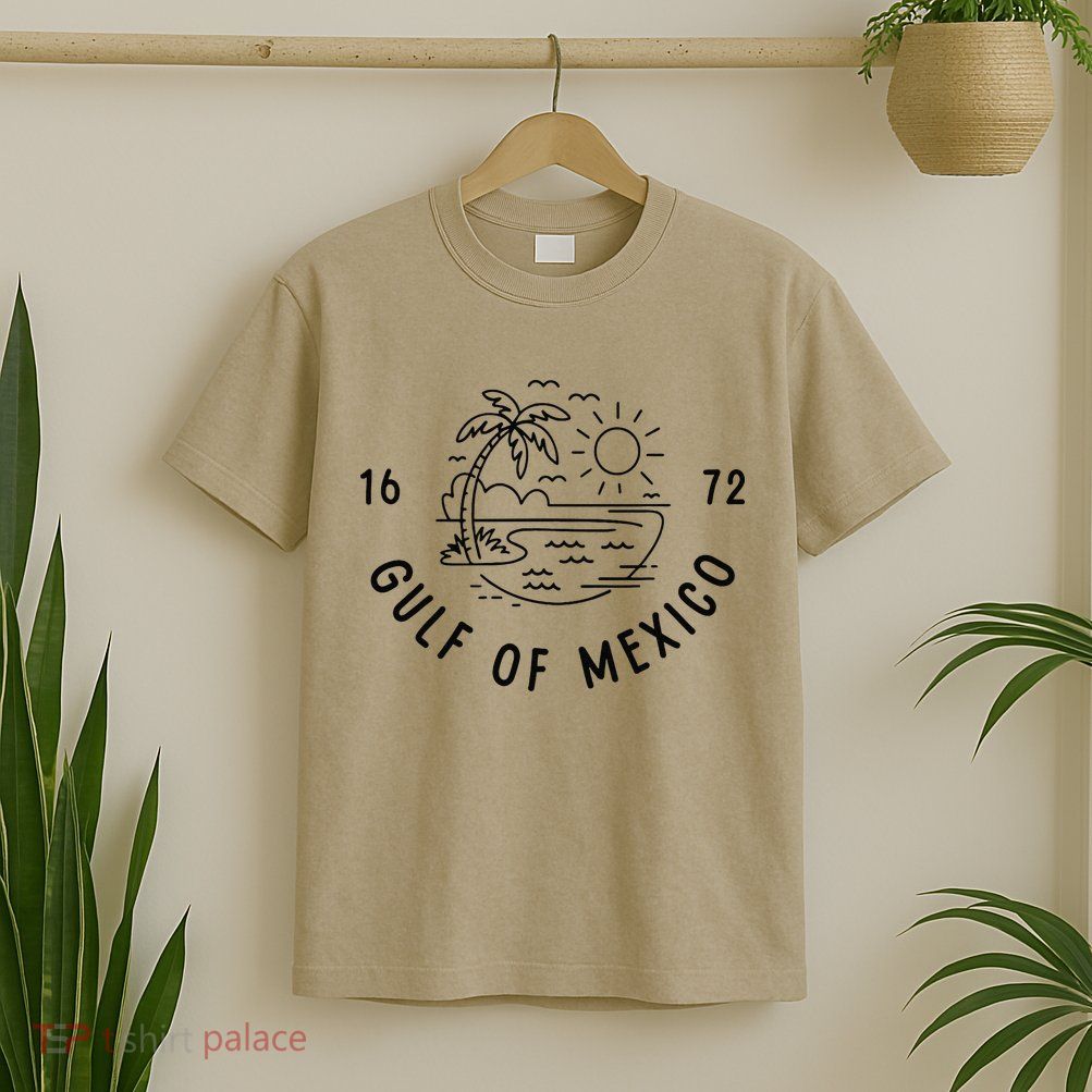 Gulf Of Mexico Est 1672 American Historical Geography T-Shirt