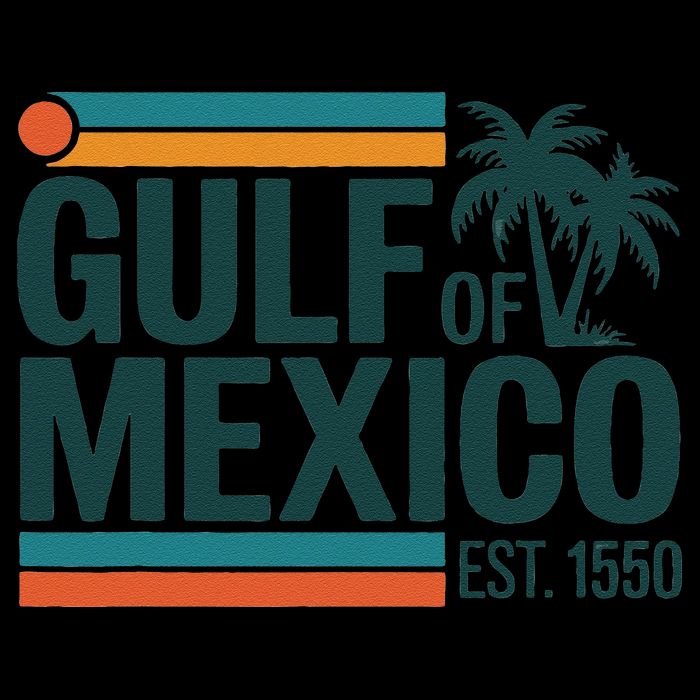 Gulf Of Mexico Est 1550 Retro Vintage Beach Gulf Of Mexico Pom Pom 12in Knit Beanie