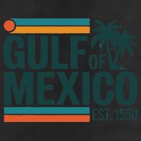 Gulf Of Mexico Est 1550 Retro Vintage Beach Gulf Of Mexico Trucker Hat