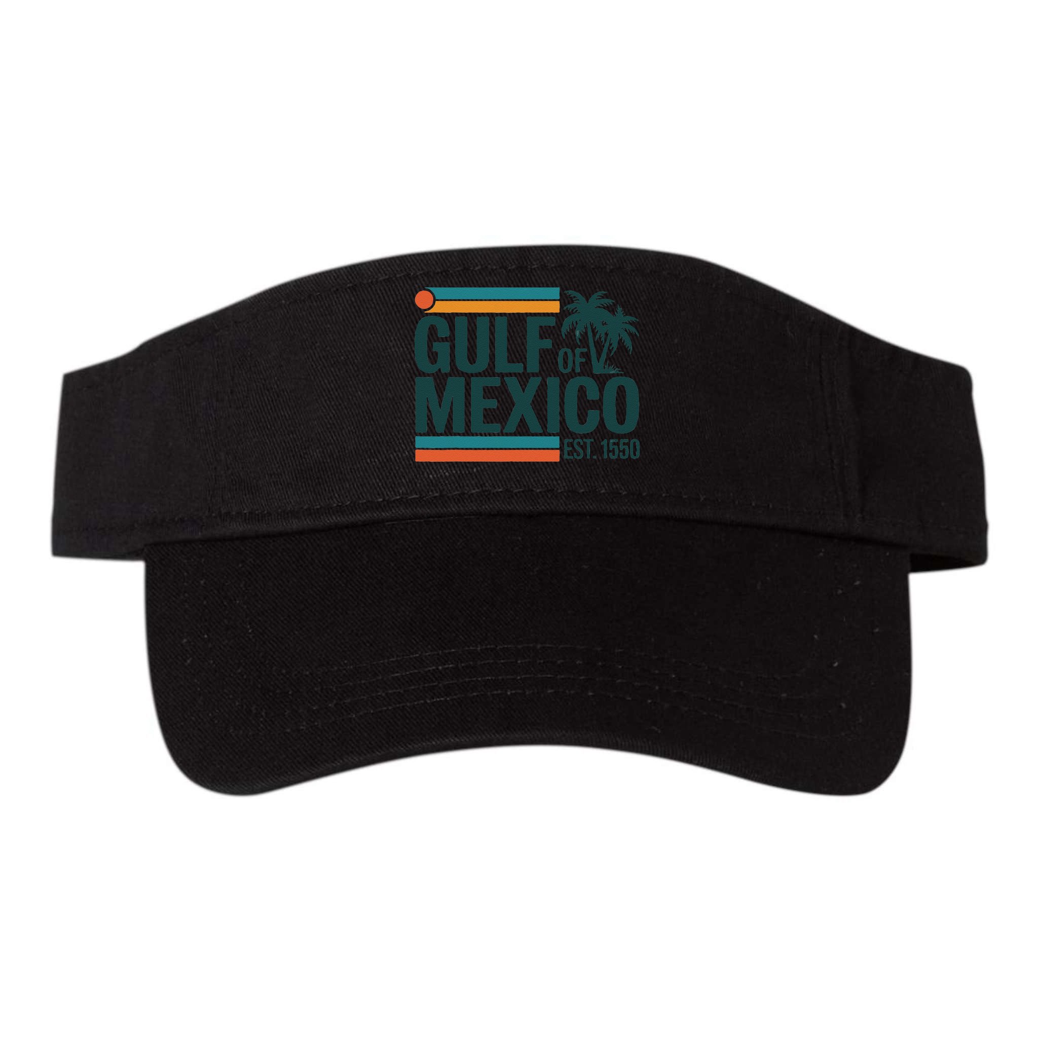 Gulf Of Mexico Est 1550 Retro Vintage Beach Gulf Of Mexico Visor