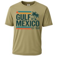 Gulf Of Mexico Est 1550 Retro Vintage Beach Gulf Of Mexico Performance Shirt