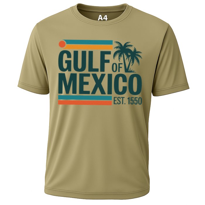 Gulf Of Mexico Est 1550 Retro Vintage Beach Gulf Of Mexico Performance Shirt