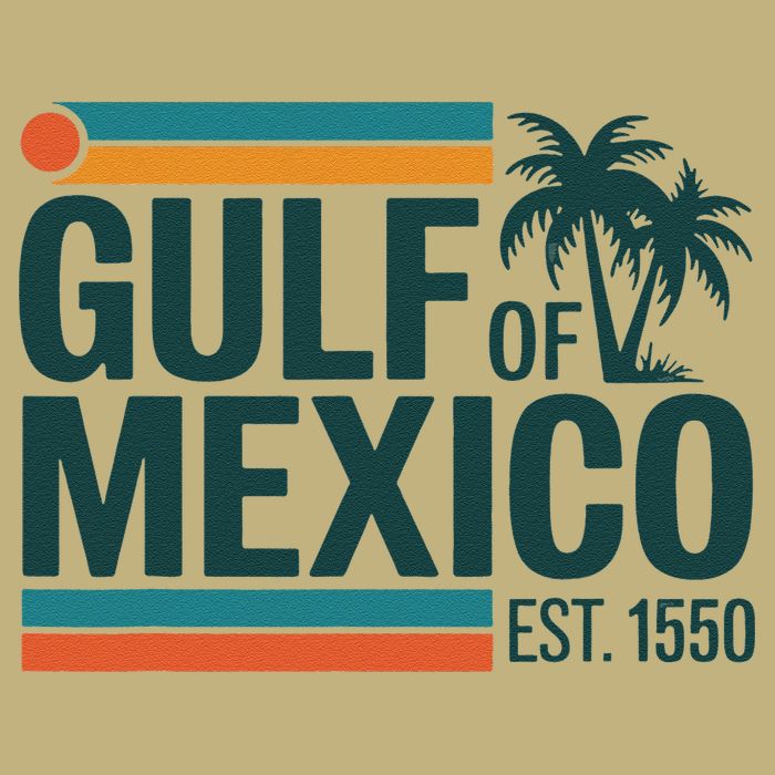 Gulf Of Mexico Est 1550 Retro Vintage Beach Gulf Of Mexico Performance Shirt