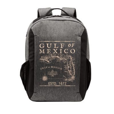 Gulf Of Mexico Since 1672 Historic Map Retro Gulf Beach Vector Backpack