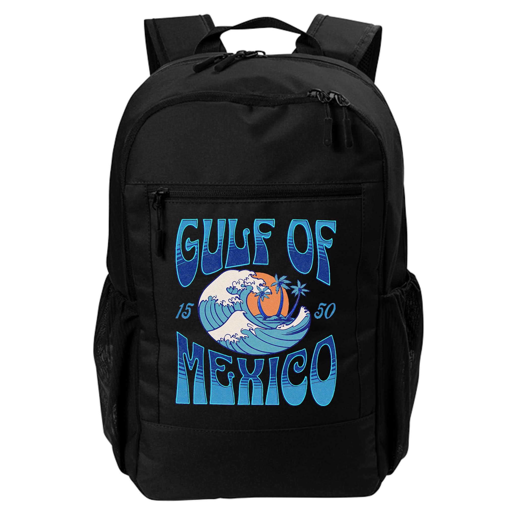 Gulf Of Mexico Est 1550 Retro Vintage Beach Backpack