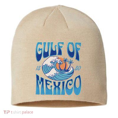 Gulf Of Mexico Est 1550 Retro Vintage Beach Sustainable Beanie