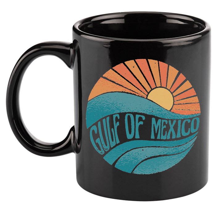 Gulf Of Mexico 11oz C Handle Ceramic Mug