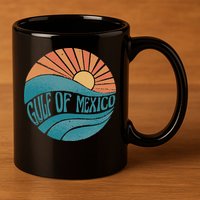 Gulf Of Mexico 11oz C Handle Ceramic Mug