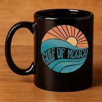 Gulf Of Mexico 11oz C Handle Ceramic Mug