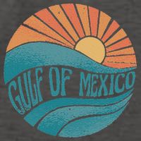 Gulf Of Mexico Vector Backpack