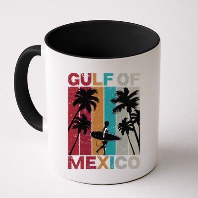 Gulf Of Mexico Retro Vintage Beach .Png Mug