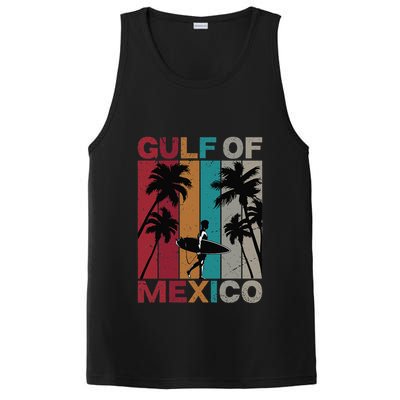 Gulf Of Mexico Retro Vintage Beach .Png PosiCharge Competitor Tank