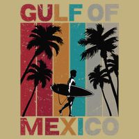 Gulf Of Mexico Retro Vintage Beach .Png Hoodie