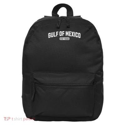 Gulf Of Mexico Est 1550 Retro Coastal Souvenir 16 in Basic Backpack
