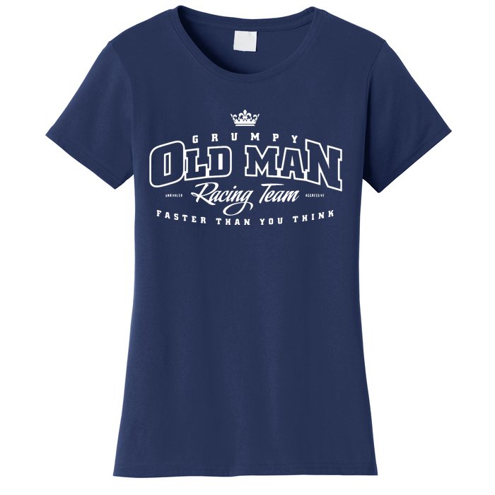 Grumpy Old Man Racing Team MX For Grandfather Women's T-Shirt