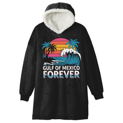 Gulf Of Mexico Oceanic Basin Tourist Spot Travel Hooded Wearable Blanket