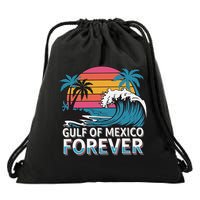 Gulf Of Mexico Oceanic Basin Tourist Spot Travel Drawstring Bag