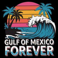 Gulf Of Mexico Oceanic Basin Tourist Spot Travel Drawstring Bag