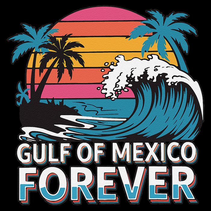 Gulf Of Mexico Oceanic Basin Tourist Spot Travel Drawstring Bag
