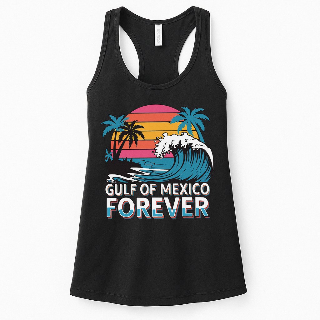 Gulf Of Mexico Oceanic Basin Tourist Spot Travel Womens Tank Top